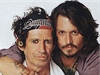 Keith Richards a Johnny Depp