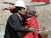 Sebastian Piera s Evo Moralesem