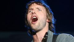 James Blunt na koncert� v Praze v roce 2006.