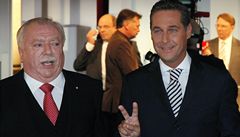 Heinz-Christian Strache  a Michael Haeupl 