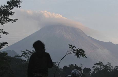 Indonésan sleduje sopku Merapi