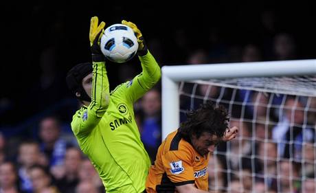 Chelsea - Wolverhampton (Petr ech, vlevo)