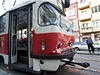 V Praze na Smíchov se srazily tramvaje. 