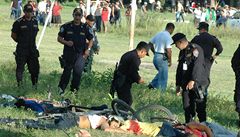 Fotbalov masakr v Hondurasu  gang ped utknm postlel 14 lid
