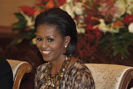 Michelle Obamová v Indonésii