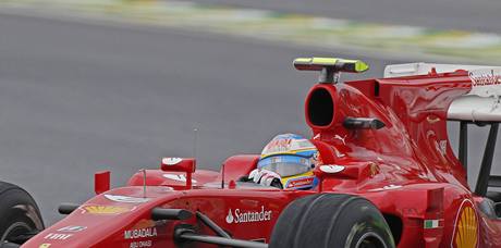 Fernando Alonso na ferrari.