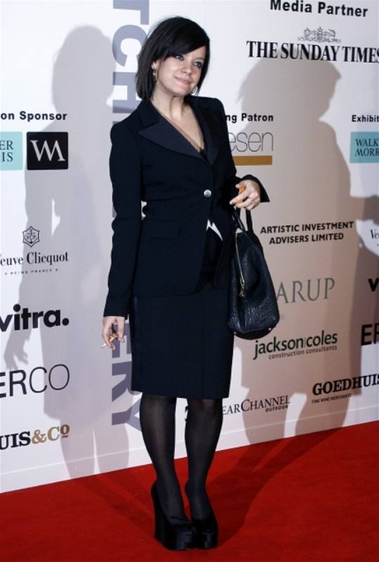 Britská popová zp�va�ka Lilly Allen.