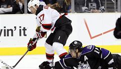 Ilja Kovaluk a Ane Kopitar (na led).