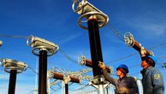 V�trná elektrárna Jiuquan v �ín�.