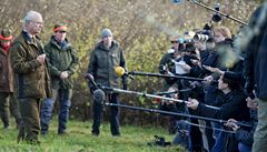 védský král Carl XVI. Gustaf elí otázkám médií.