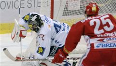 Vítkovice - Slavia (branká Roman Málek)