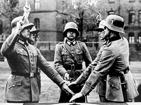 Vojáci Wehrmachtu pi písaze