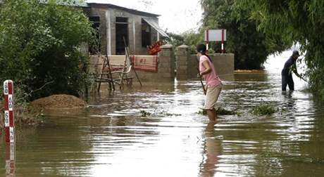 Záplavy ve Vietnamu.
