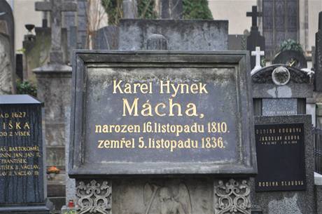 Hrob Karla Hynka Máchy.