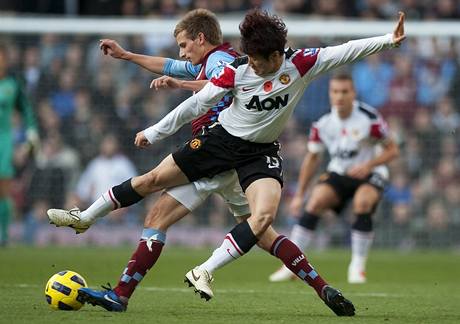 Park Ji-Sung v dresu Manchesteru United