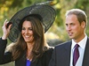 Princ William a Kate Middletonová na svatb svých pátel.