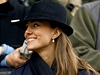 Kate Middletonové na dostihových závodech v Gloucestershire.