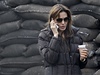Angelina Jolie při natáčení filmu 