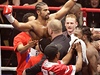 David Haye slaví obhajobu titulu