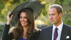 Princ William a Kate Middletonová na svatb svých pátel.