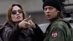 Angelina Jolie pi natáení filmu 