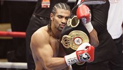 David Haye s pásem pro ampióna organizace WBA