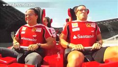Massa s Alonsem si zařádili ve Ferrarilandu na nejrychlejší dráze světa