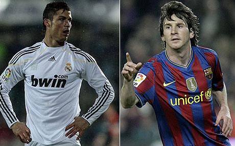 Messi vs. Ronaldo.