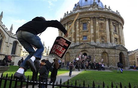Protesty britskch student