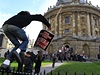 Protesty britských student
