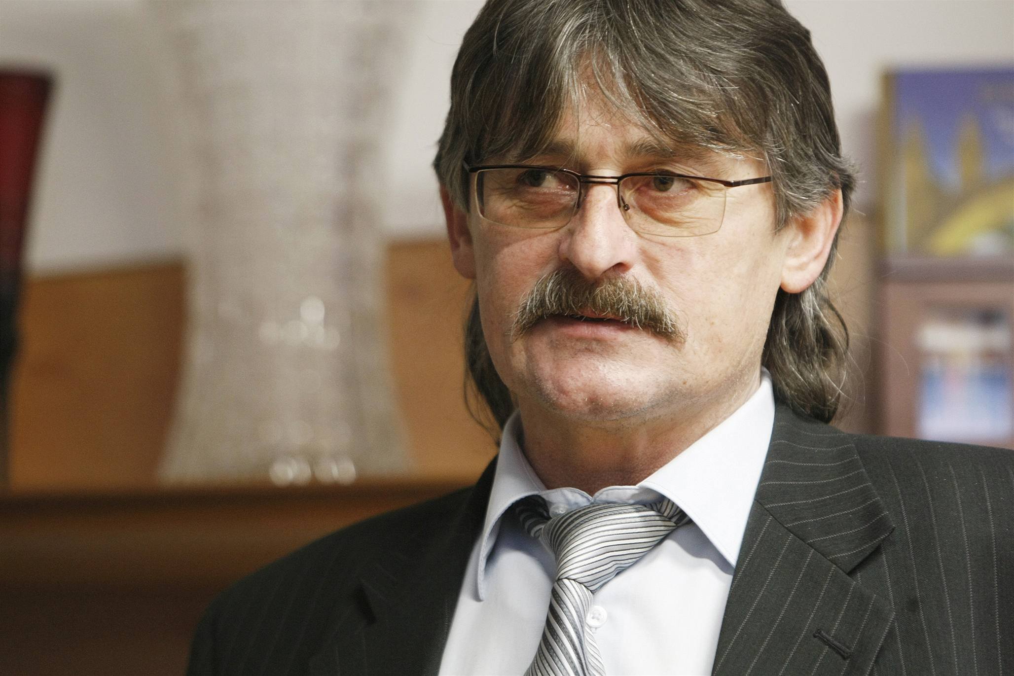 Nový Byd�ov. Starosta Pavel Louda.