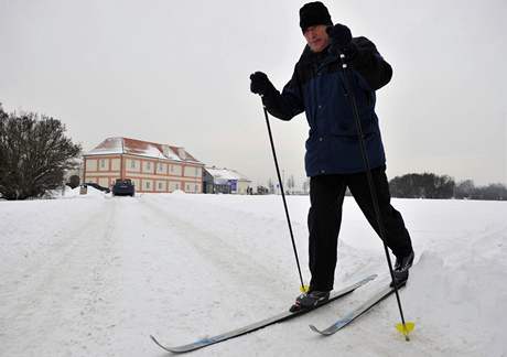 Milovníci zimních sport si uívají i v Praze