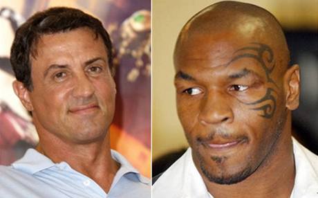 Sylvester Stallone alias Rocky Balboa a Mike Tyson.