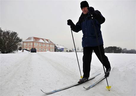 Milovníci zimních sport si uívají i v Praze