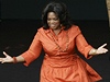 Oprah Winfreyová ped tisícihlavým publikem v australském Sydney.