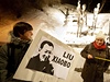 Lampionový prvod Liu Siao-Po Liu Xiaobo v Praze