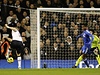 Tottenham - Chelsea (Roman Pavlyuchenko vlevo dává gól) 