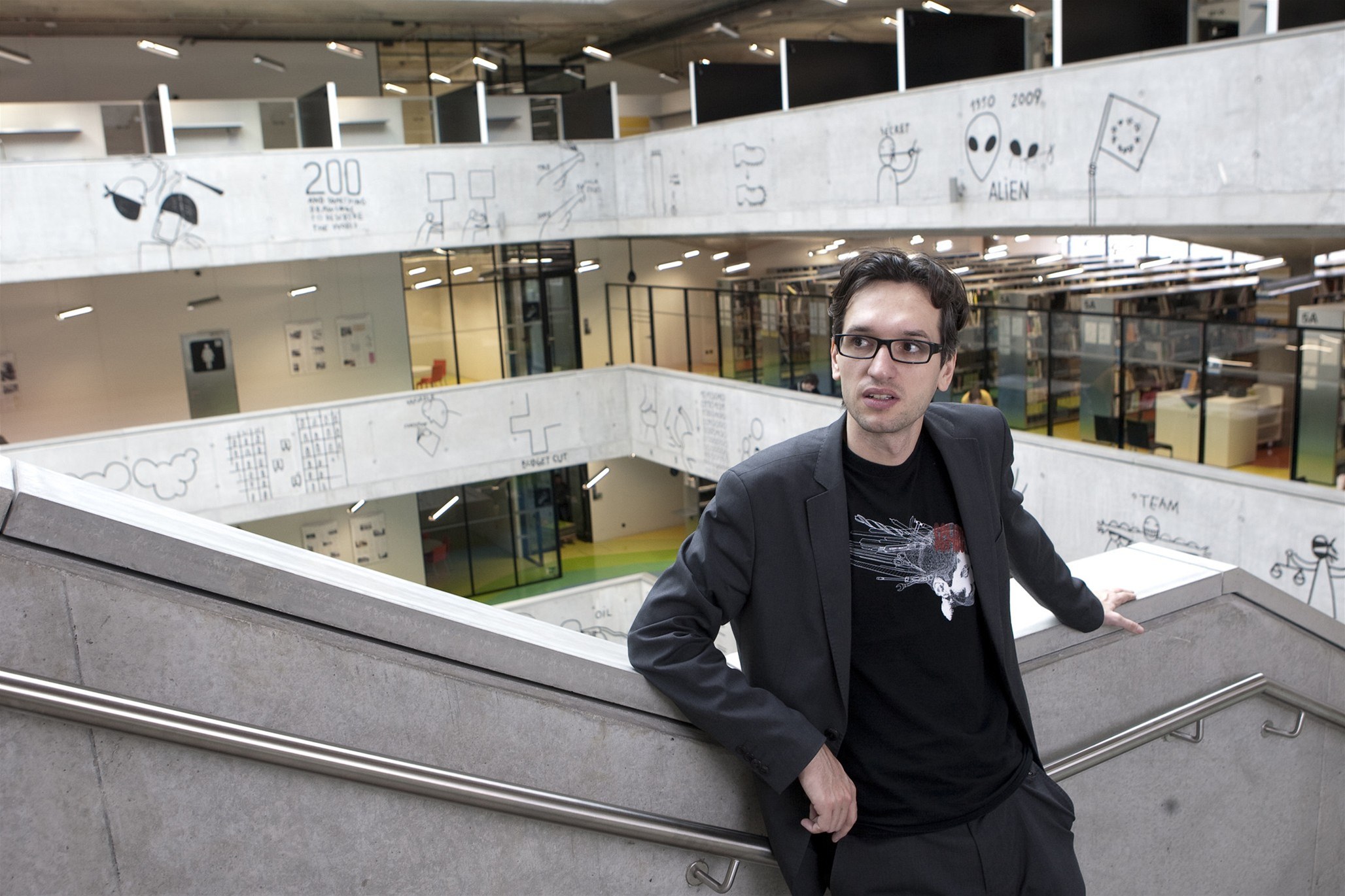Adam Gebrien vyu�il Fulbright�v program.