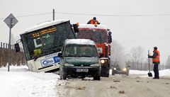 esko opt paralyzuje snh. Vlaky nabraj zpodn, doprava stoj