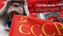 Pochod komunist v Petrohrad 