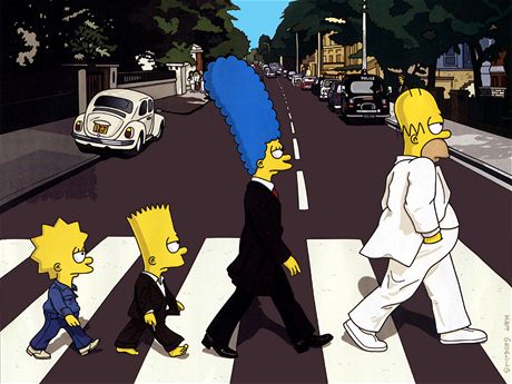 Simpsonovi na Abbey Road
