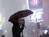 Zasnené Times Square v New Yorku