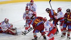 Dominik Ha�ek v akci v dresu Spartaku Moskva.