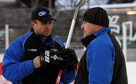 Vladimír Jeábek (vlevo) a Ladislav Lubina.