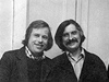 Mluvčí Charty 77, 1979 - stojí: V. Havel, J. Dienstbier,L. Hejdánek, V. Benda; sedí: J. Hájek, Z. Tominová