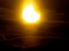 Zatmní Slunce (4.1.2011) nad Brnem.