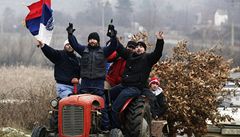 Kosovtí Srbové oslavují pravoslavné Vánoce