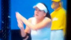 Tenistka na Australian open rozbila raketu