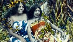 Tahitské ženy (fotograf Marché Colonial)