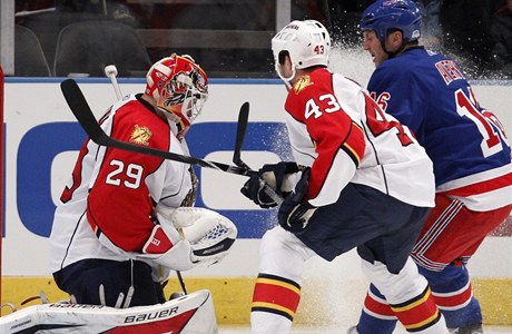 Tomá� Vokoun v akci.